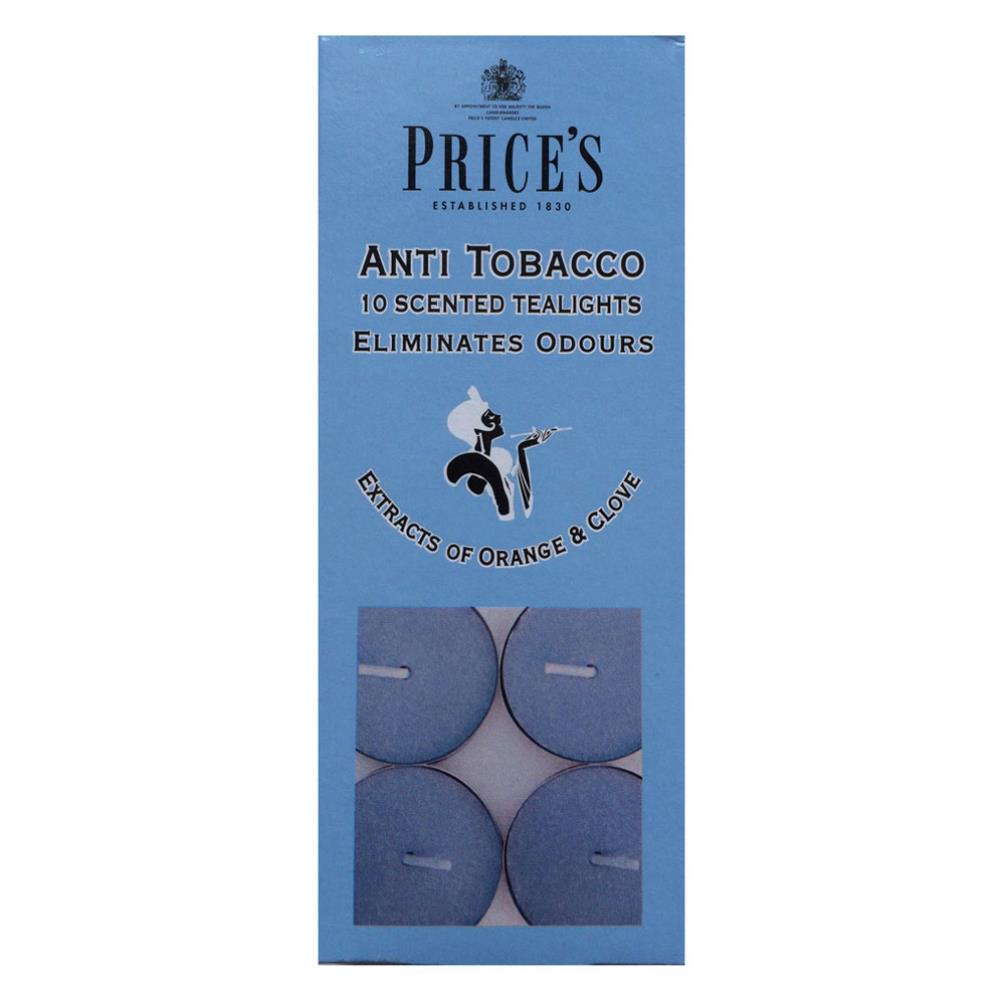 Price's Anti Tobacco Fresh Air Tea Lights (Pack of 10) £3.22